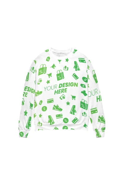 All Over Print Sweater — print-on-demand product photo